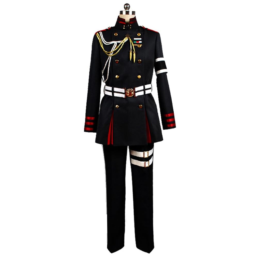 Amazon.co.jp: 終結の熾天使 cos 男女コスチューム－瀬赤蓮軍服